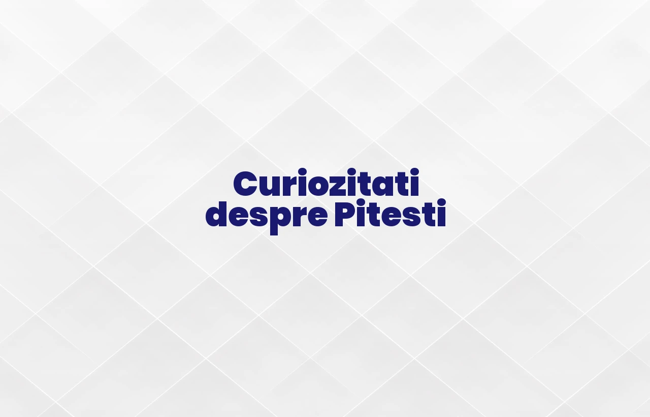curiozitati despre pitesti